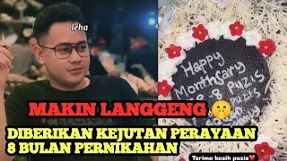 ABANG AZIS, KEJUTAN DIBERIKAN ‼️ Perayaan 8 Bulan Pernikahan Putri Dan Suami 