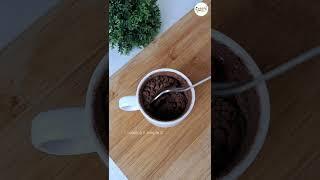 3 ingredient chocolate mug cake recipe #shortrecipe #shorts