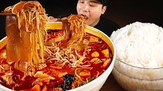 중국당면과 옥수수면 가득 마라탕과 고봉밥 먹방~!! 리얼사운드 ASMR Mukbang(Eating Show)