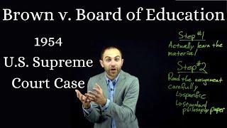 The Details of Brown v Board of Ed - - US Supreme Court