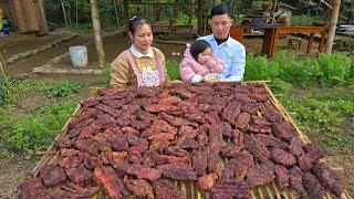 Smoked Beef Process - Preserves For 365 Days - Cooking | Lý Phúc An