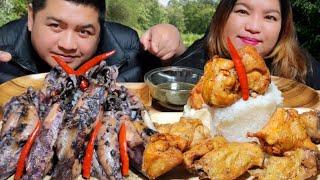 Adobong Pusit at Patis Fried Chicken | Real Eating Show