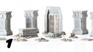 Warhammer Lord of the Rings How to Guide, Tips and Tricks to Paint the Mines of Moria Scenery Part 1