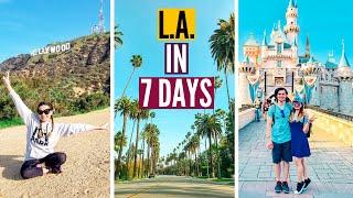 THINGS TO DO IN LA IN A WEEK: 7 Day Travel Guide Los Angeles Vlog // Nat and Max