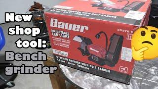 New shop tool: Bauer belt sander / grinder