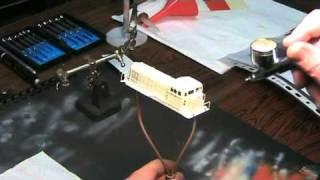 Verniciatura Carro Nafta Elettrico (CNE) 1di 3 - Painting the CNE part 1 of 3