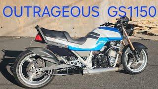 OUTRAGEOUS 1327CC SUZUKI GS1150E PRO STOCK STREET WEAPON THE KING OF THE 1/4 MILE