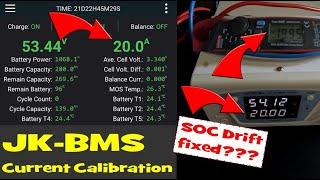 JK BMS SOC Drift - How to (not) calibrate the current sensor and will it actually help?