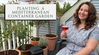 Planting a Mediterranean Container Garden 🪴 Townhouse Gardening | SEASON & SERVE BLOG