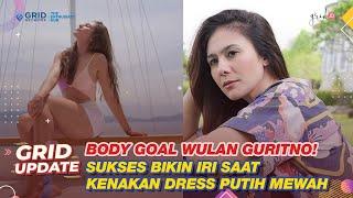 Pamer Paha Aduhai, Wulan Guritno Sukses Bikin Iri Netizen Saat Kenakan Dress Putih Mewah
