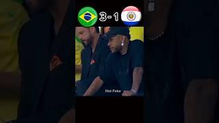 Brazil vs Paraguay 4-1 Brazil team comeback match  Copa America 2024 #shorts#youtube #football