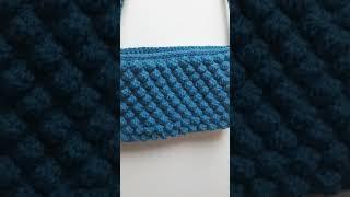 Crochet bobble stitch bag #crochet #gehaakt #haken #shortsfeed #shorts #crochet #crochetbag #bobble