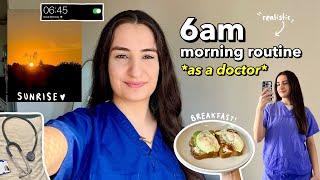 UK Doctor's 6AM Morning Routine | meal prep, what's in my bag, update on work