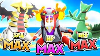 We MAX OUT 1 Stat For Every Pokemon We Pick, Then We Battle!