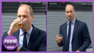 Prince William's Whiskey Went Down Nicely!