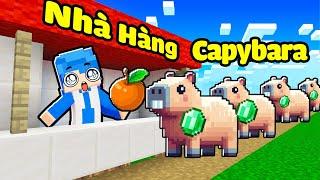 Huy Noob Mở Nhà Hàng Capybara Trong Minecraft