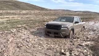 2022 Nissan Frontier Pro4x takes on Mud pit