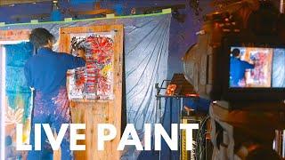 【LIVE PAINT】今夜、四谷の地下室で。/ 四谷OUTBREAK　2020.06.29