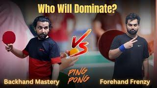 Forehand Drives VS Backhand Attacks | Incredible Table Tennis