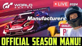 Gran Turismo 7: OFFICIAL SEASON! - GTWS MANUFACTURERS CUP RD.1: NURBURGRING! - LATE MANU DECISION!