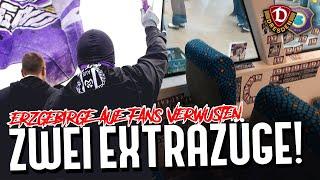 Nach dem Sachsen-Derby: Aue-Fans verwüsten zwei Fußball-Extrazüge!