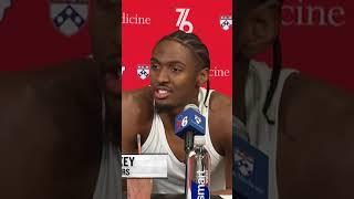 Sixers Tyrese Maxey on losing to James Harden and Clippers