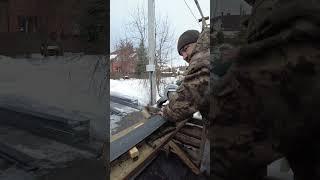 Внесезонный монтаж заборной доски из ДПК