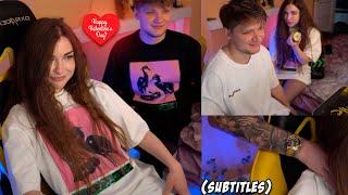 s1mple celebrates Valentine's Day with GF (subtitles)