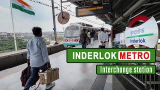 Inderlok Delhi Interchange Metro Station || रेड लाइन और ग्रीन लाइन का एक इंटरचेंज मेट्रो स्टेशन