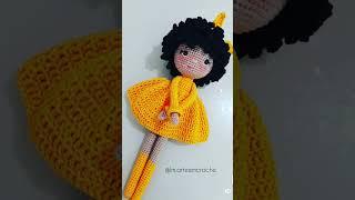 Boneca Amigurumi #amigurumi #artesanato #crochet