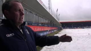 Pitch covered: Groundsman explains