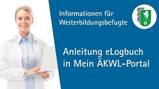 Info für Weiterbildungsbefugte: Anleitung eLogbuch