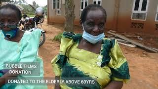 Donation to the Elderly above 60yrs from bubble films uganda