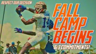 The Gators add 3 Commits! + Fall Camp Begins! Who are we Watching Closest?