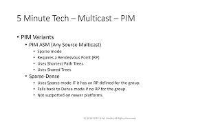 5 Minute NetTech -- Multicast PIM