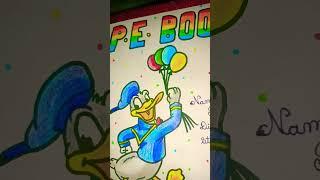 Book Decoration ideas  | Prachi Arts Tech Sawant | #shorts #books #ideas #drawing #decorationideas