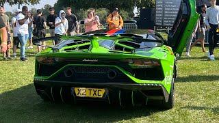 Supercars leaving Petrolheadonism live 2023 in style.