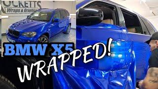 BMW X5 - Vinyl WRAP Timelapse