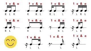 Common 16th Note Rhythms - 11 Easy Sight Reading Exercises To MASTER Them  
