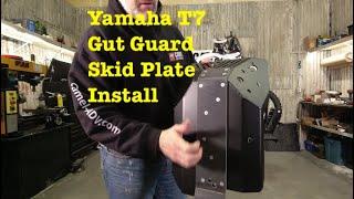 Yamaha T7 - Gut Guard Skid Plate Install - Euro 4 and 5