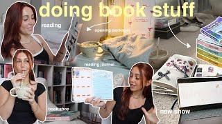 let's hang & do book stuff! (unboxing's, reading journal updates, barnes trip, reading vlog + more!)