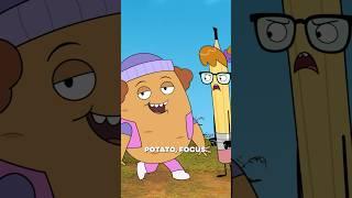 pencil's lost and potato has a plan!  | rock paper scissors #shorts