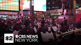 Salvation Army New York staff band brings holiday cheer to Times Square