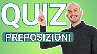 QUIZ: Italian prepositions | Learn Italian with Francesco