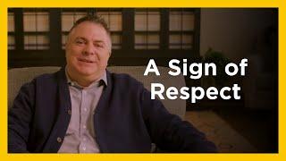 A Sign of Respect - Radical & Relevant - Matthew Kelly