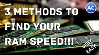 How to check you RAM speed easily | 3 methods to check RAM speed | easy tutorial | Abhicoder