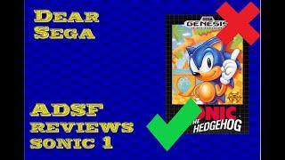 ADSF REVIEWS SONIC THE HEDGEHOG