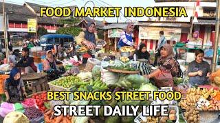 FOOD MARKET INDONESIA BEST SNACKS STREET FOOD BREAKFAST