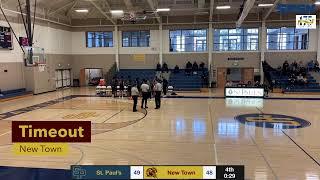 New Town vs St. Paul’s Varsity Basketball