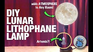 Make a Lunar Lithophane Lamp to add ...atmosphere?